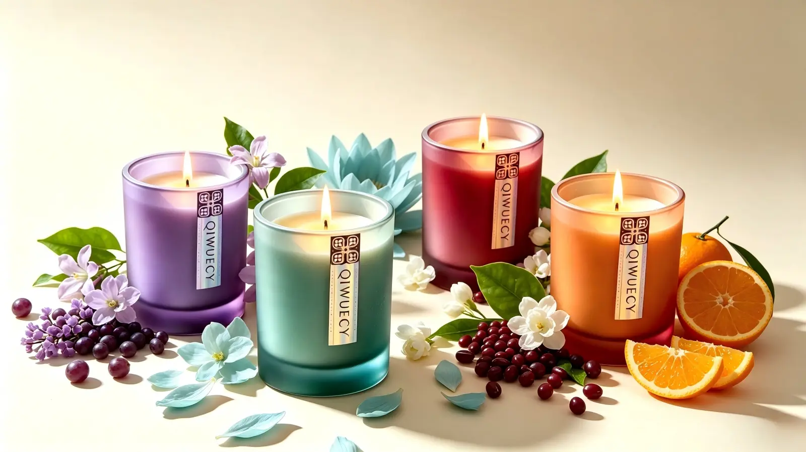 Red Bean & Jasmine Aromatherapy Candle