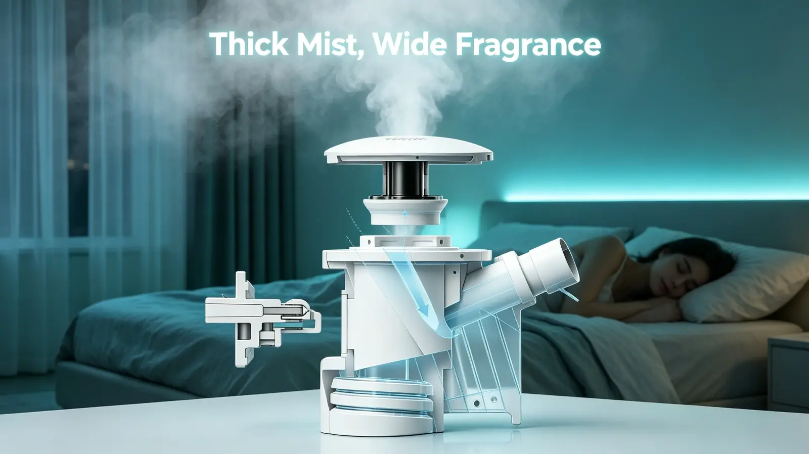 aroma diffuser nozzle design